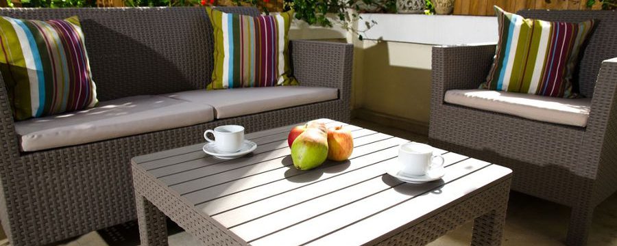 Rekreacja na terenie ogrodu