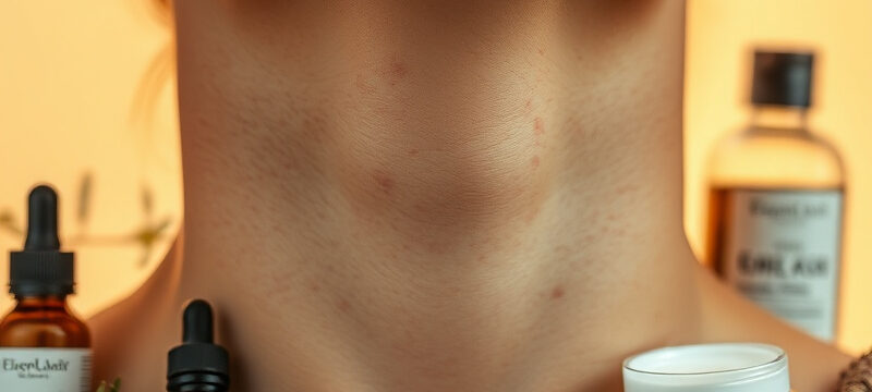 Trądzik na szyi: szybkie wskazówki + bezpieczne łączenie z innymi składnikami